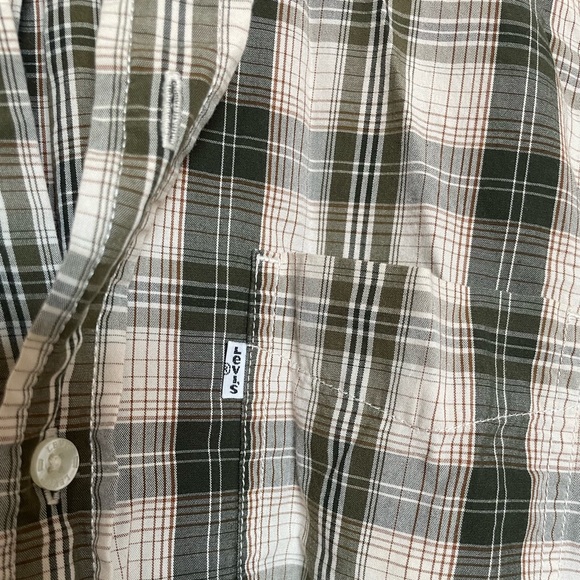 Levi’s Plaid Dress Shirt - Picture 2 of 3